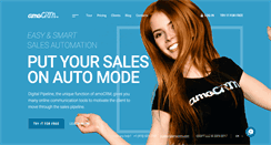 Desktop Screenshot of amocrm.com