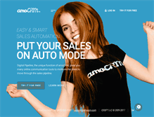 Tablet Screenshot of amocrm.com